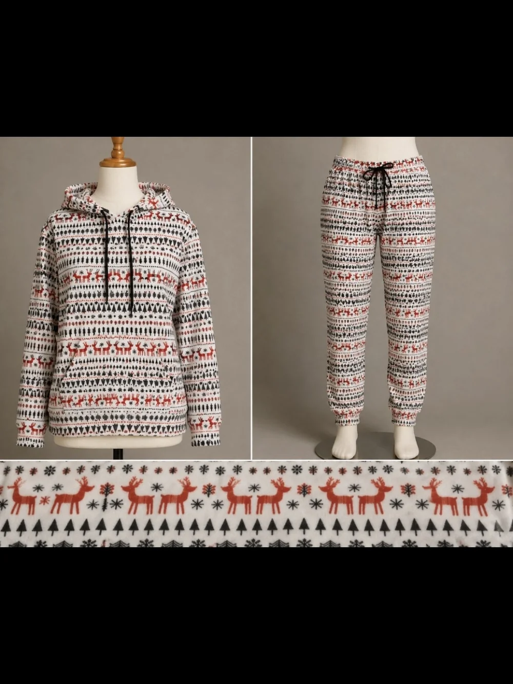 Holiday/Christmas Hoodie & Pants Set - Lounging Or Pajamas